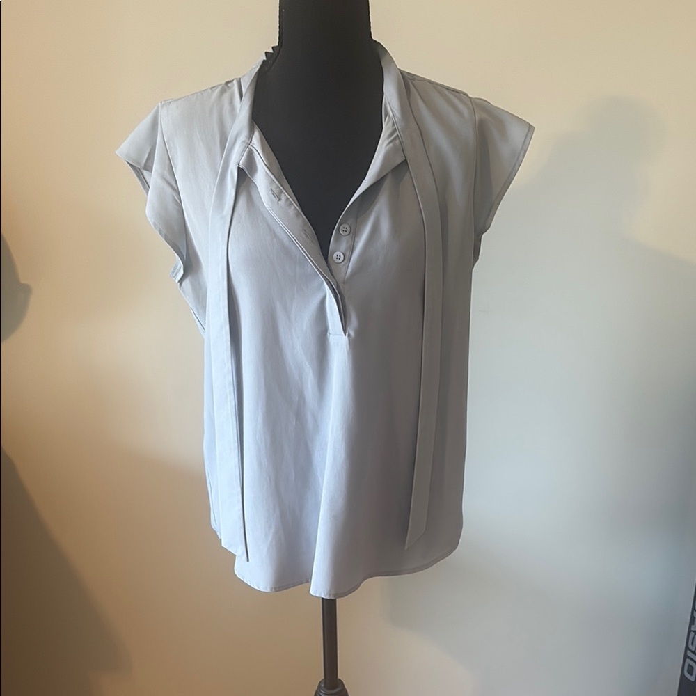 Elegant Women's Blue Blouse